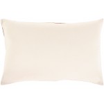 Surya Moza Beige Pillow Shell With Down Insert 13"H X 20"W