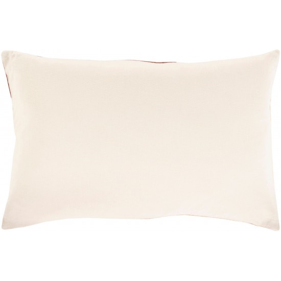 Surya Moza Beige Pillow Shell With Down Insert 13"H X 20"W