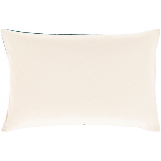 Surya Moza Light Beige Pillow Shell With Down Insert 13"H X 20"W