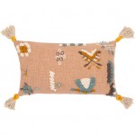 Surya Mystic Dusty Pink Pillow Shell With Down Insert 14"H X 22"W