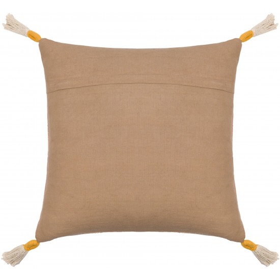 Surya Mystic Dusty Pink Pillow Shell With Down Insert 14"H X 22"W