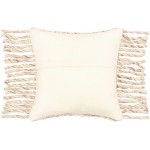 Surya Narvik Brown Pillow Shell With Down Insert 13"H X 20"W