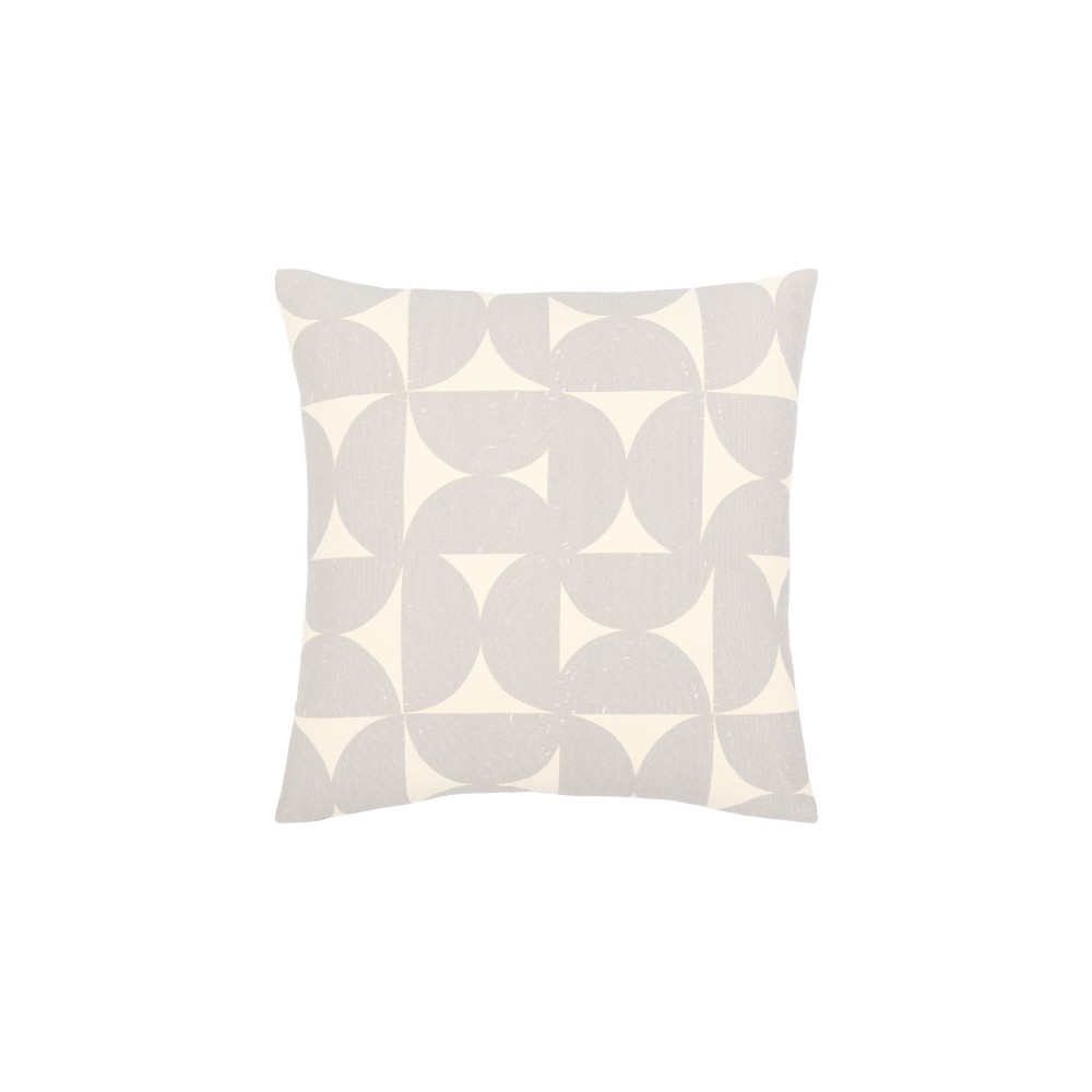 Surya Natur Pillow Shell With Down Insert 20"H X 20"W - Medium Gray
