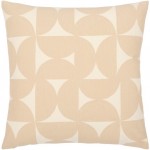 Surya Natur Pillow Shell With Polyester Insert 18"H X 18"W - Tan