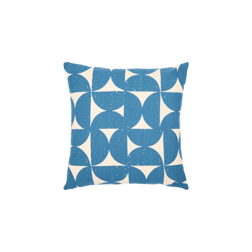 Surya Natur Pillow Shell With Polyester Insert 20"H X 20"W - Dark Blue