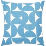 Surya Natur Pillow Shell With Polyester Insert 20"H X 20"W - Dark Blue