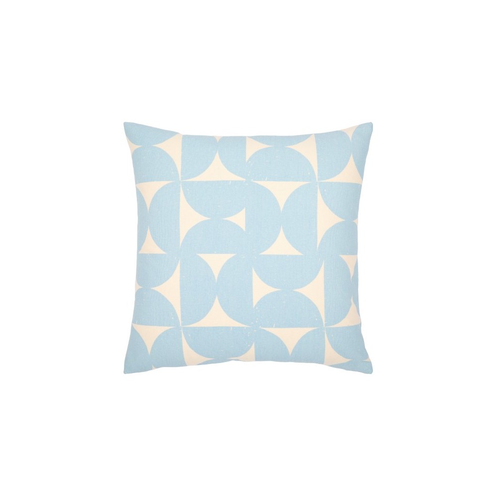 Surya Natur Pillow Shell With Polyester Insert 18"H X 18"W - Light Blue Surya Natur Pillow Shell With Polyester Insert 18"H X 18"W - Light Blue