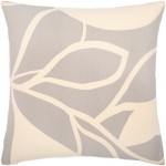 Surya Natur Medium Gray Pillow Shell With Down Insert 18"H X 18"W