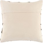 Surya Nettie Pillow Shell With Down Insert 20"H X 20"W Light Beige