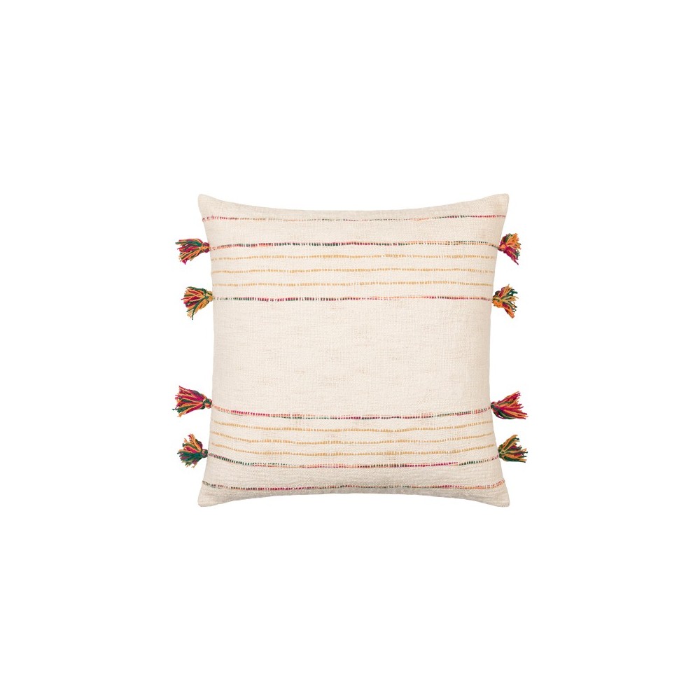 Surya Newburgh Pillow Shell With Polyester Insert 22"H X 22"W