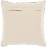 Surya Nobility Pillow Shell With Polyester Insert 22"H X 22"W - Gray