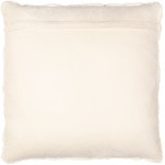 Surya North Cream Pillow Shell With Down Insert 20"H X 20"W