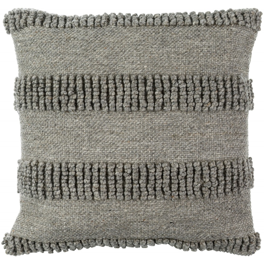 Surya Nysa Nys-003 Pillow Shell With Down Insert 18"H X 18"W Surya Nysa Nys-003 Pillow Shell With Down Insert 18"H X 18"W