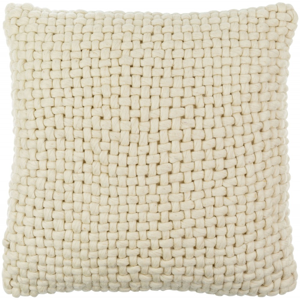 Surya Pansy Pny-001 Pillow Shell With Down Insert 18"H X 18"W