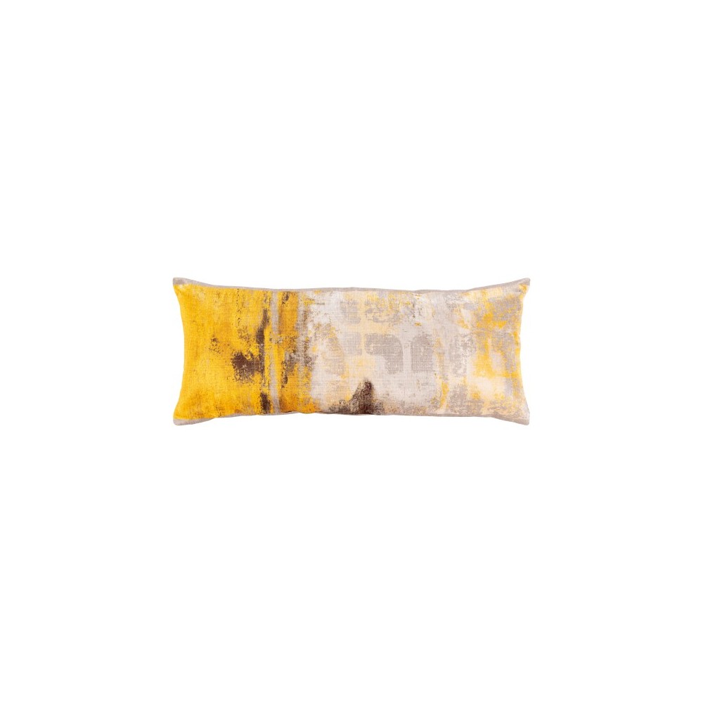 Surya Peniko Ivory Pillow Shell With Polyester Insert 14"H X 32"W Surya Peniko Ivory Pillow Shell With Polyester Insert 14"H X 32"W