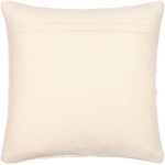 Surya Philip Cream Pillow Shell With Polyester Insert 20"H X 20"W