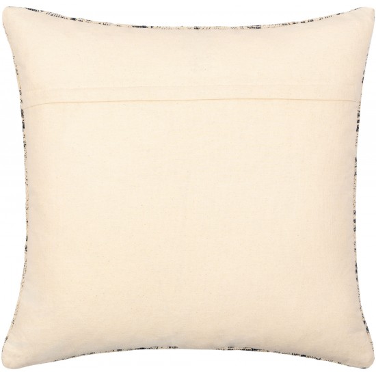 Surya Prisha Pillow Shell With Down Insert 22"H X 22"W Light Beige