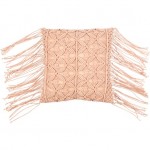 Surya Punta Dusty Pink Pillow Shell With Polyester Insert 20"H X 20"W