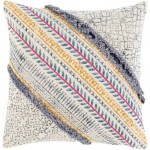 Surya Raja Pillow Shell With Polyester Insert 18"H X 18"W Beige