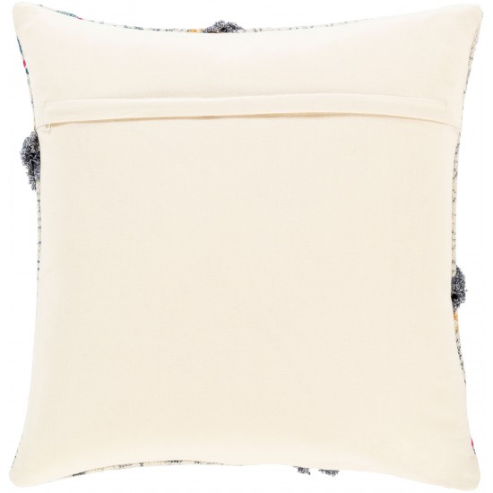 Surya Raja Pillow Shell With Down Insert 20"H X 20"W Beige