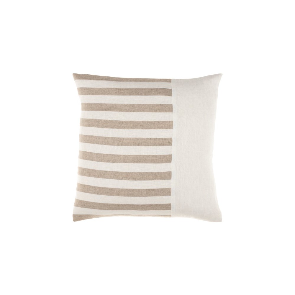 Surya Roxbury Cream Pillow Shell With Down Insert 22"H X 22"W Surya Roxbury Cream Pillow Shell With Down Insert 22"H X 22"W