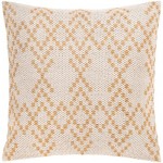 Surya Ryder Pillow Shell With Polyester Insert 20"H X 20"W Ivory