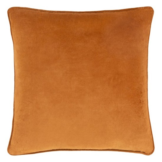 Surya Safflower Camel Pillow Shell With Down Insert 20"H X 20"W