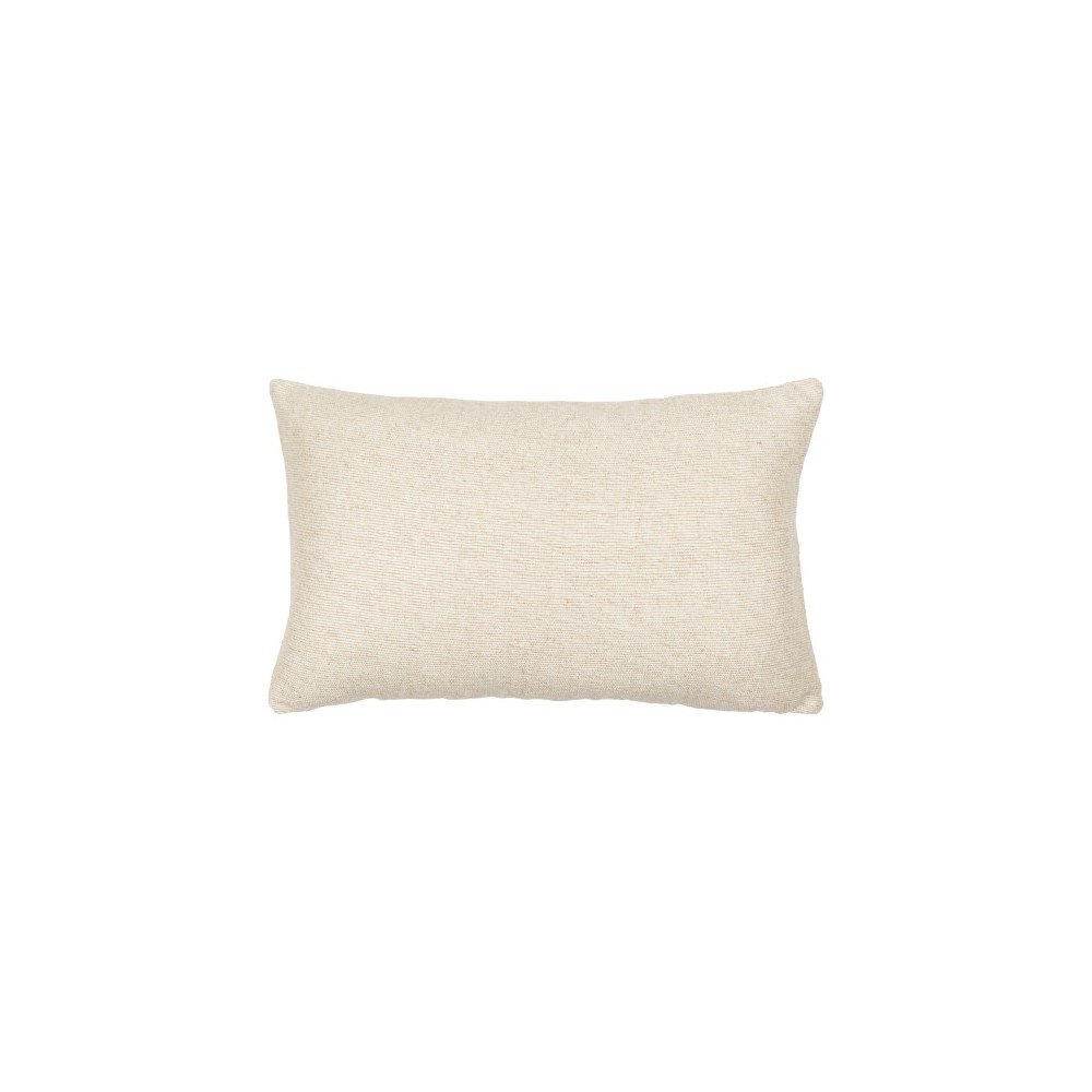 Surya Sallie Cream Pillow Shell With Down Insert 14"H X 22"W