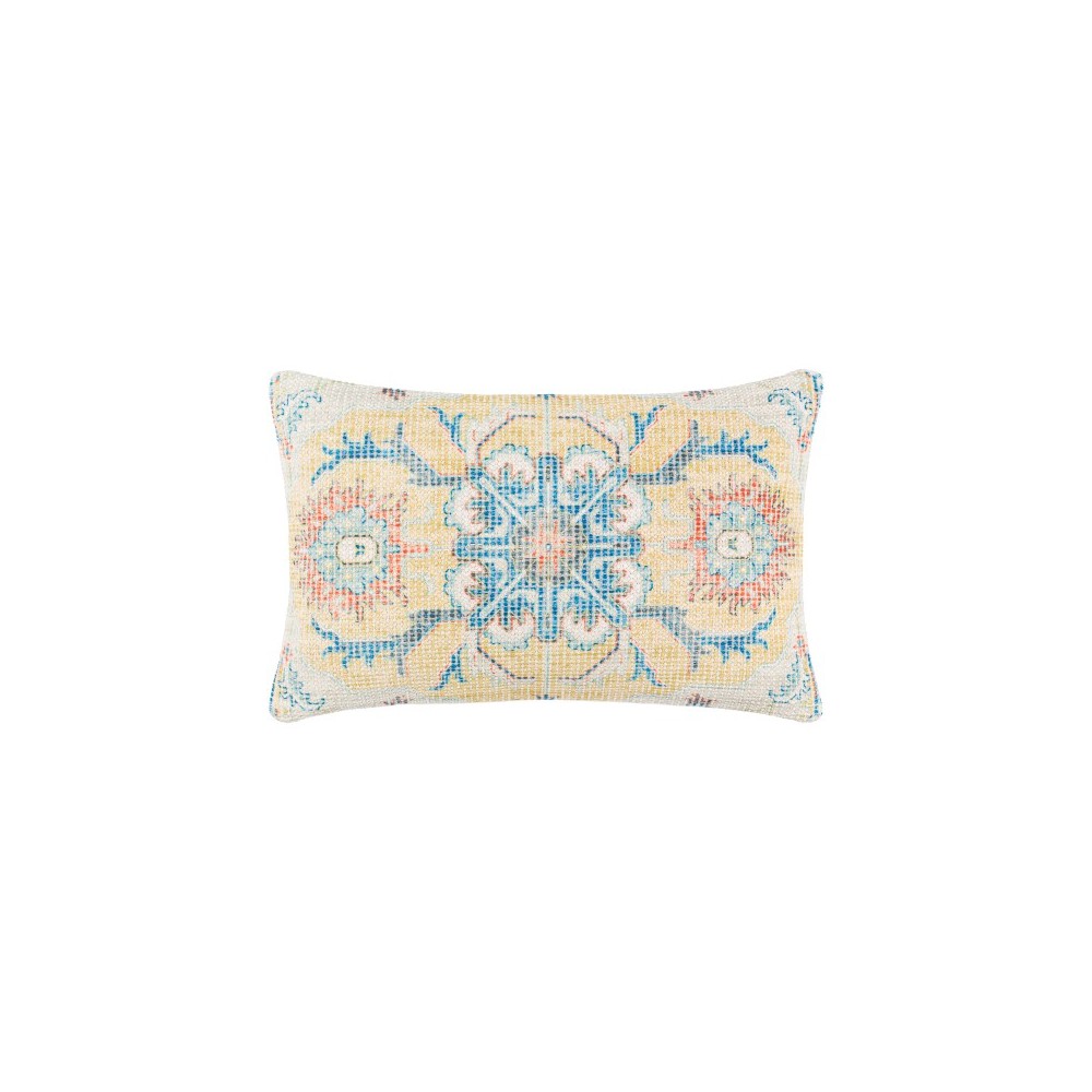 Surya Samsun Pillow Shell With Polyester Insert 14"H X 22"W Cream