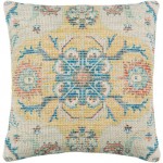 Surya Samsun Pillow Shell With Down Insert 22"H X 22"W Cream