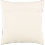 Surya Samsun Pillow Shell With Down Insert 20"H X 20"W - Cream, Deep Teal