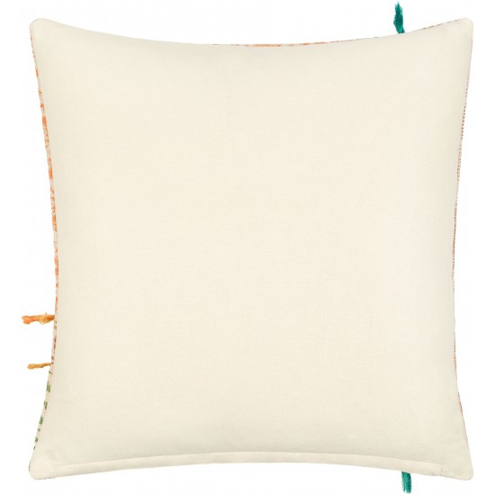 Surya Sanga Pillow Shell With Polyester Insert 20"H X 20"W Light Beige