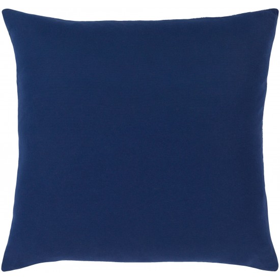 Surya Sanya Bay Pillow Shell With Down Insert 18"H X 18"W - Navy