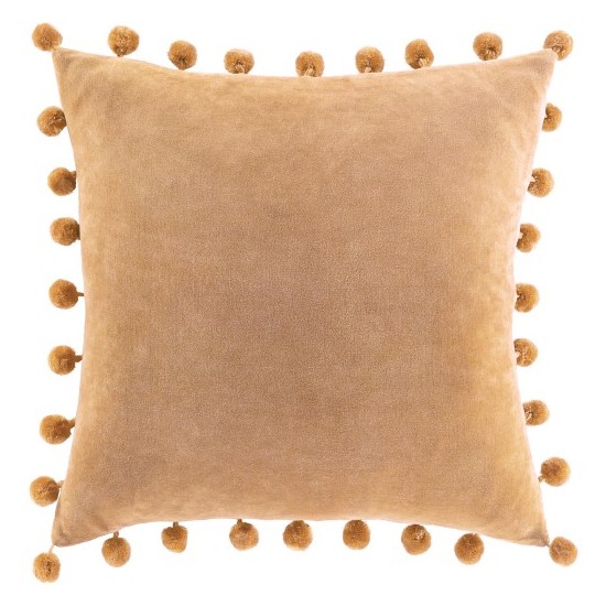 Surya Serengeti Tan Pillow Shell With Down Insert 18"H X 18"W