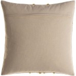 Surya Shannon Light Beige Pillow Shell With Down Insert 20"H X 20"W