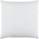 Surya Sheana Peach Pillow Shell With Down Insert 18"H X 18"W
