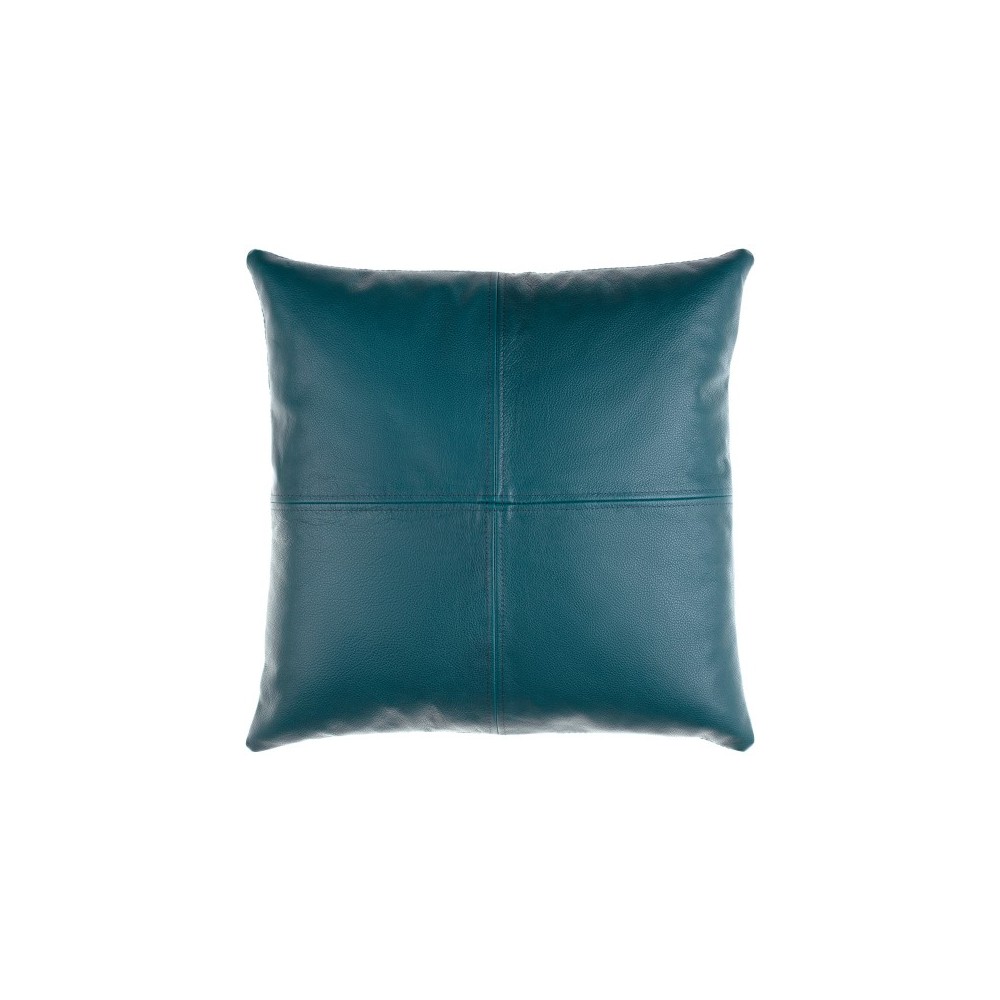 Surya Sheffield Deep Teal Pillow Shell With Down Insert 20"H X 20"W Surya Sheffield Deep Teal Pillow Shell With Down Insert 20"H X 20"W