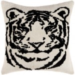 Surya Sheldon Cream Pillow Shell With Down Insert 18"H X 18"W