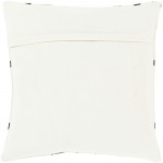 Surya Shiprock Cream Pillow Shell With Down Insert 20"H X 20"W