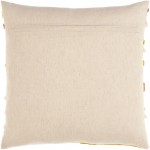 Surya Stassi Tan Pillow Shell With Polyester Insert 20"H X 20"W
