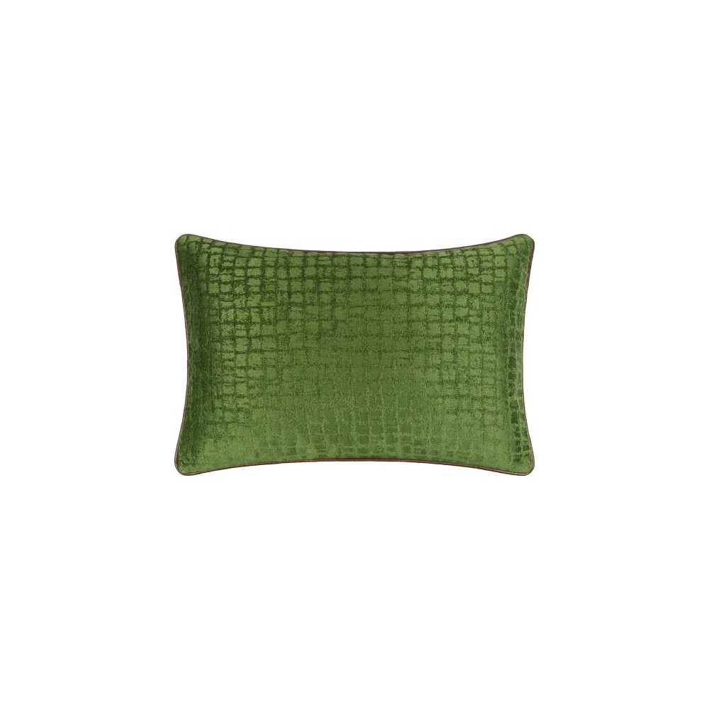 Surya Tambi Grass Green Pillow Shell With Polyester Insert 13"H X 20"W