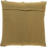 Surya Tanzania Pillow Shell With Down Insert 18"H X 18"W Olive