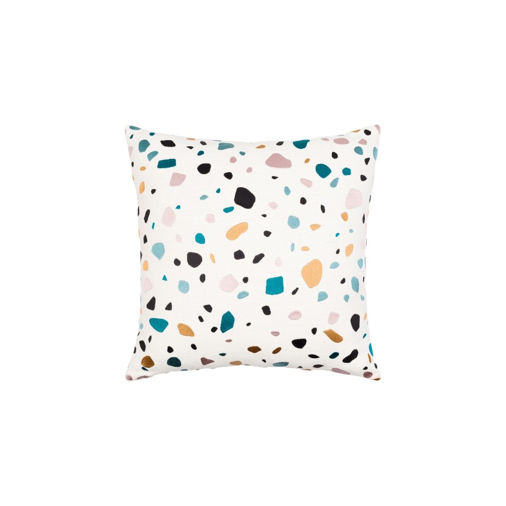 Surya Terra Ivory Pillow Shell With Polyester Insert 22"H X 22"W Surya Terra Ivory Pillow Shell With Polyester Insert 22"H X 22"W