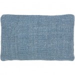 Surya Terry Denim Pillow Shell With Polyester Insert 14"H X 22"W