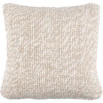 Surya Theresa Cream Pillow Shell With Down Insert 18"H X 18"W