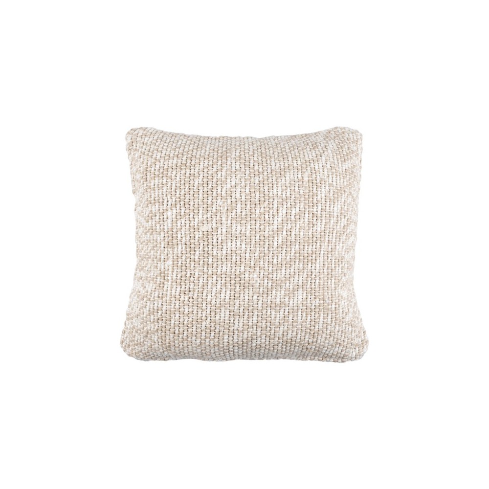 Surya Theresa Cream Pillow Shell With Down Insert 18"H X 18"W Surya Theresa Cream Pillow Shell With Down Insert 18"H X 18"W