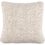 Surya Theresa Cream Pillow Shell With Down Insert 22"H X 22"W