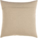 Surya Torrid Pillow Shell With Down Insert 20"H X 20"W Oatmeal