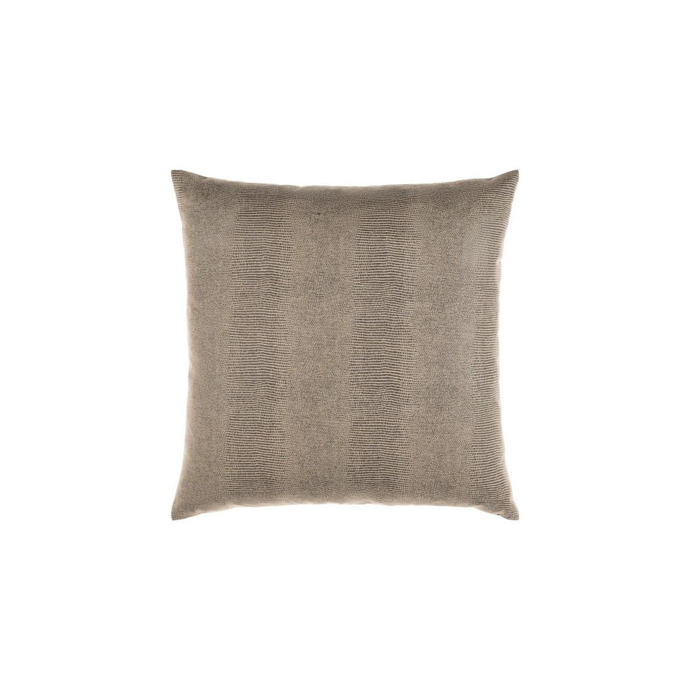 Surya Torrid Oatmeal Pillow Shell With Down Insert 18"H X 18"W