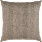 Surya Torrid Oatmeal Pillow Shell With Polyester Insert 20"H X 20"W